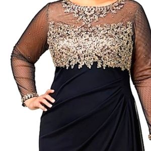 Gown-Navy Blue size 22w